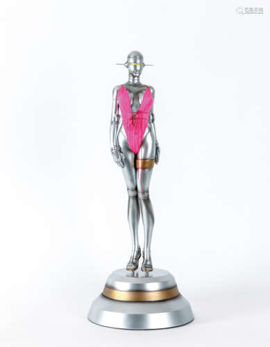 空山基 Sexy Robot 001 Statue（Pink Bathing Suit Version）