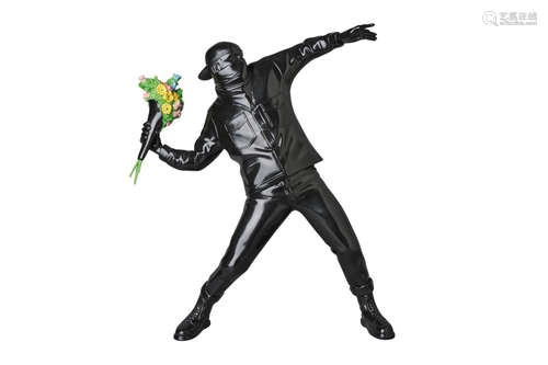 Banksy 掷花手