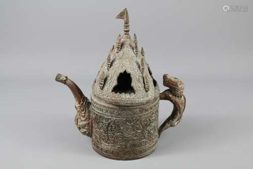 An Interesting Tibetan Copper Teapot