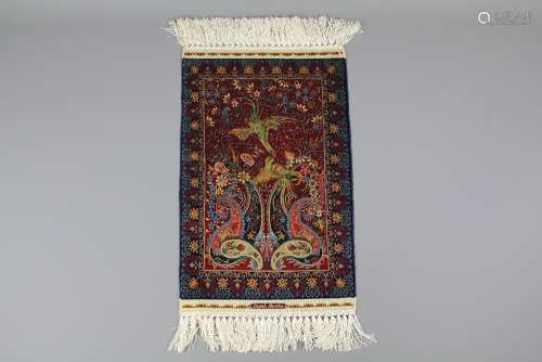 21st Century Ozipek Hereke Silk Carpet, one of the finest carpets in this size, approx 31 x 23