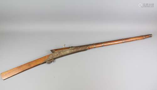 An 1805 Matlock Rifle from the Arsenal of Maharajah of Jaipur, stamped 2076 to stock