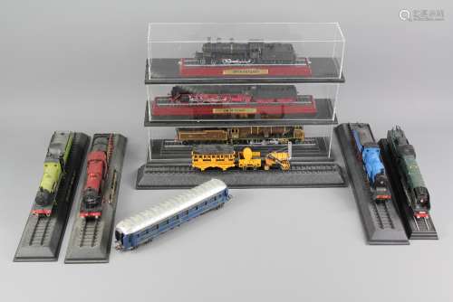 Twelve Model Railway Locomotives