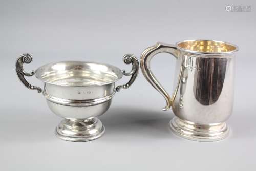 Early 20th Century Silver Christening Mug