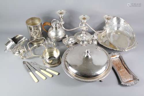 A Large Quantity of Silver Plate