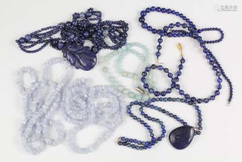 Lapis Lazuli and Blue Stone Necklaces