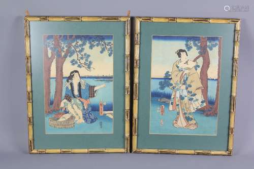 Two 19th Century Japanese Woodblock Prints