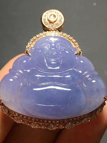 A ICY PURPLE JADEITE ”FOGONG