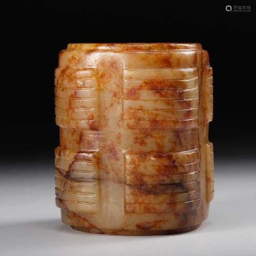 CHINESE ARCHAIC JADE CONG