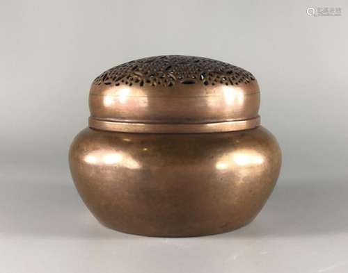 CHINESE COPPER HAND WARMER