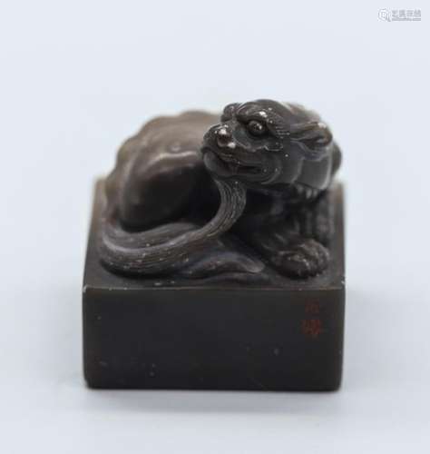 CHINESE SOAPSTONE FOOLION SEAL