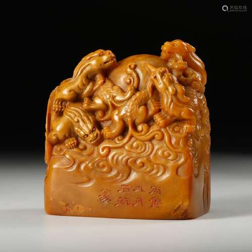 CHINESE TIANHUANG SOAPSTONE SEAL