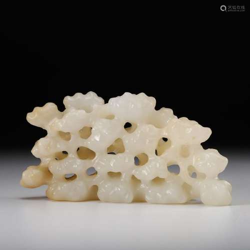 CHINESE WHITE JADE BOULDER