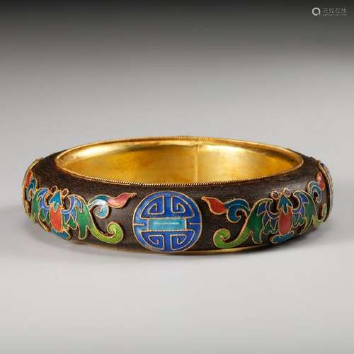 CHINESE CHENXIANG WOOD BANGLE