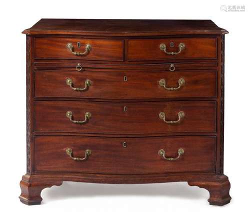 A George III Mahogany Chest of Drawers Third Quarter