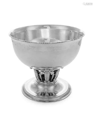 A Danish Silver Centerpiece Bowl Georg Jensen