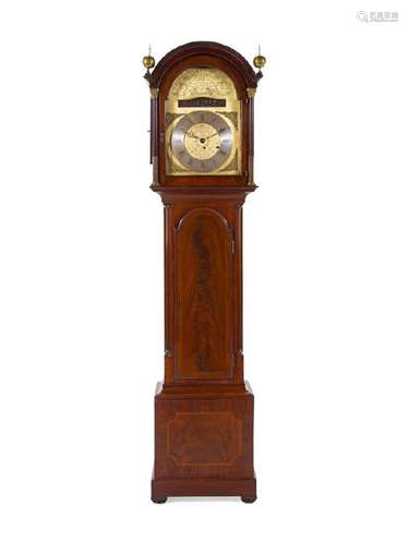 A George III Mahogany Tall Case Clock Late 18th/Early