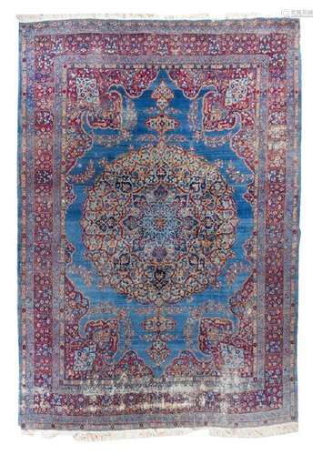 A Persian Wool Rug First Half 20th Century 11 feet 2