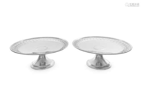 A Pair of American Silver Tazze Tiffany & Co., New