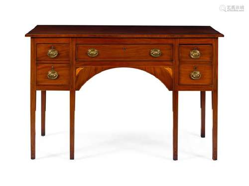 *A George III Mahogany Sideboard Circa 1790 Height 36 x