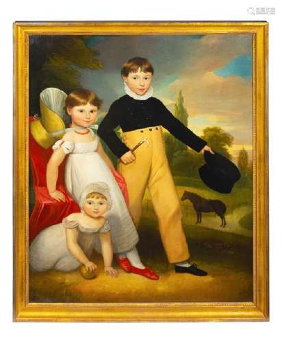 *Probably American (Circa 1830)  Portrait of Todd,