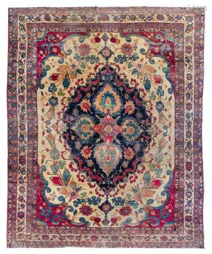 A Heriz Wool Rug  Northwest Persia, Circa 1900 13 feet