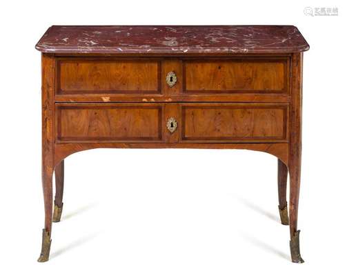 A Louis XV/XVI Transitional Commode