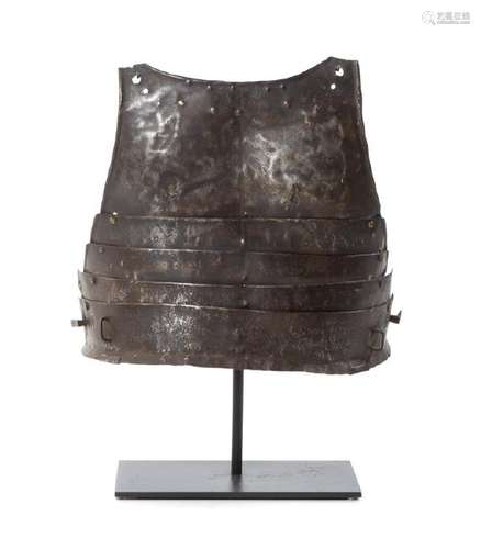 An Italian Breastplate  Circa 1600 Height 13 x width 15