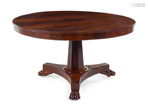 *A Regency Rosewood Breakfast Table Circa 1830 Height