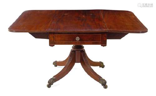 *A Regency Mahogany Sofa Table Early 19th Century