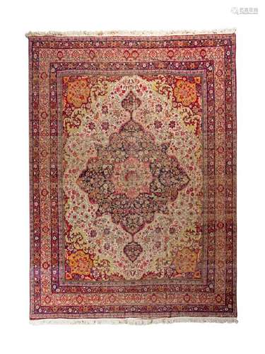 A Kermanshah Wool Rug Circa 1870 11 feet x 8 feet.Â