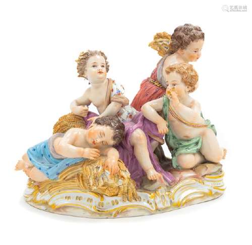 A Meissen Porcelain Figural Group Late 19th/Early 20th