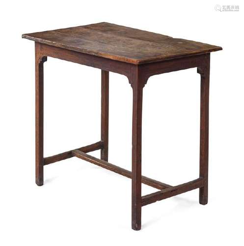 *A Primitive Oak Tea Table Â  Early-Mid 18th CenturyÂ