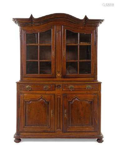 A French Provincial Oak Bookcase