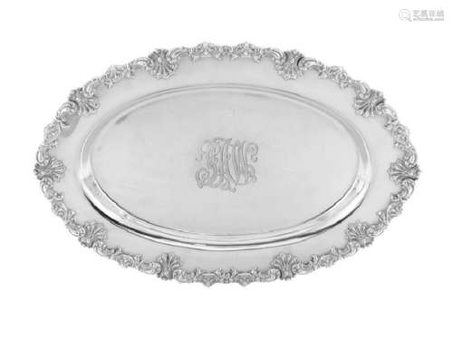 An American Silver Tray Redlich & Co., New York, NY,