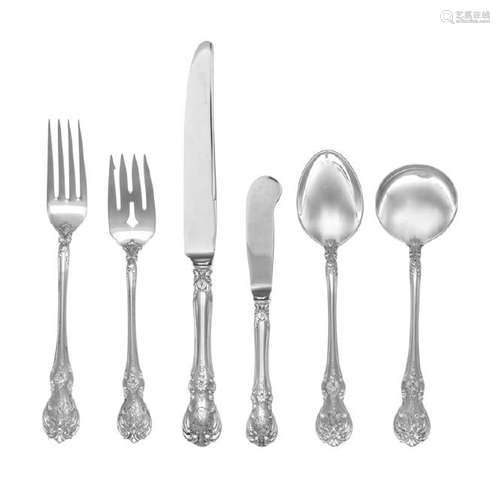 An American Silver Flatware Service Towle Silversmiths,