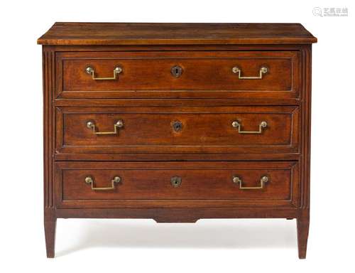 A Directoire Beechwood Commode