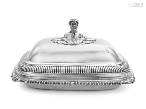 A George III Silver Covered Entrée Dish Thomas Robins,