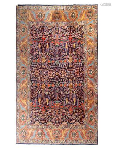 An Indian Wool Rug Circa 1960s 15 feet x 12 feet.Â