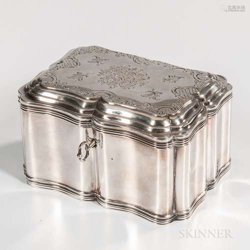 Dutch .934 Silver Tea Canister