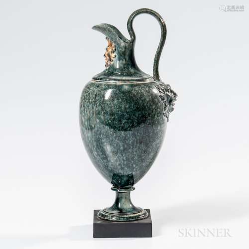 Wedgwood & Bentley Porphyry Decorated Ewer