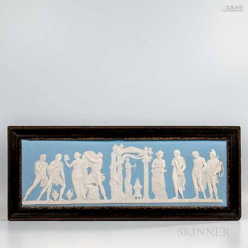 Wedgwood Solid Light Blue Jasper Plaque