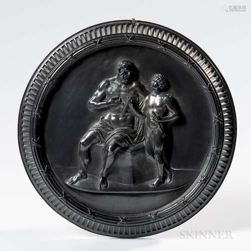 Wedgwood & Bentley Black Basalt Self-framed Plaque