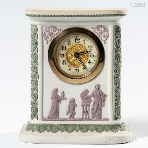 Wedgwood Tricolor Jasper Clock Case