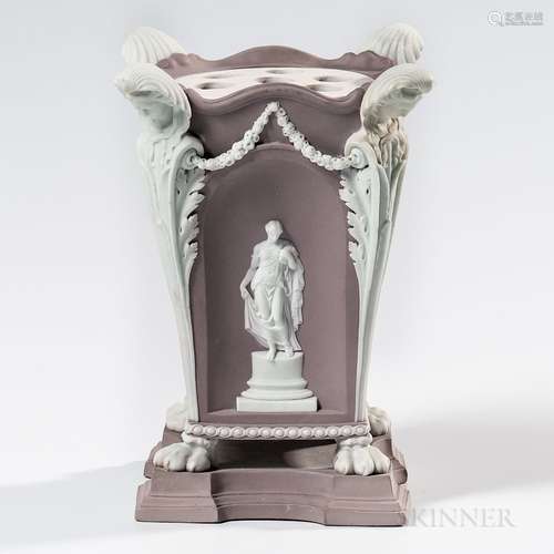 Wedgwood Lilac Jasper Dip Bough Pot and Cover