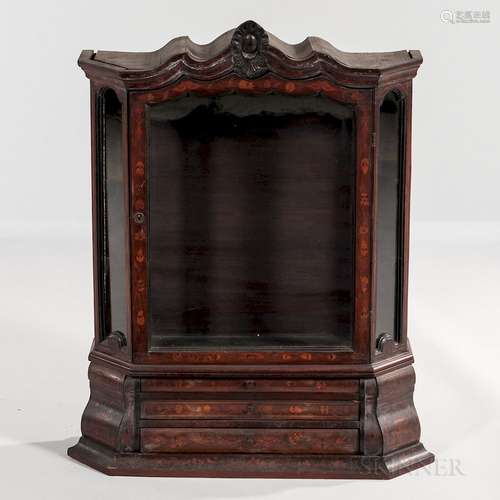 Inlaid Mahogany Table Cabinet