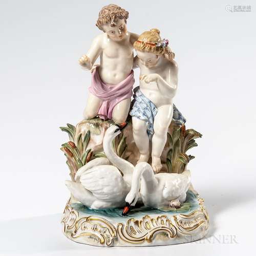 Meissen Porcelain Figural Group