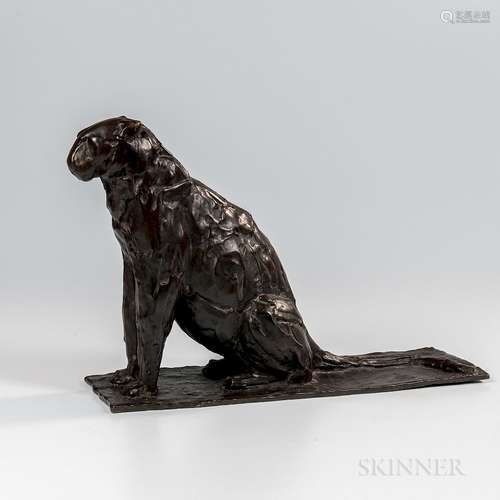 Bronze Model of a Leopard