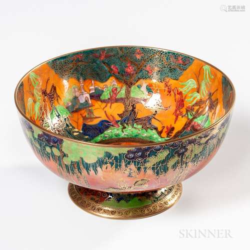 Wedgwood Flame Fairyland Lustre Punch Bowl