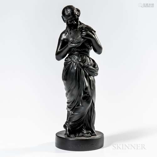 Wedgwood Black Basalt Figure of Innocence