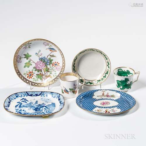 Six Assorted Wedgwood First Period Bone China Items